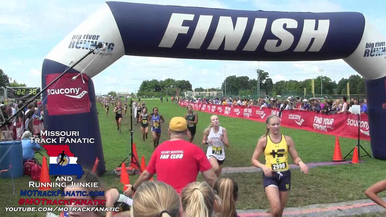 Var Girls Green Div 5k Finish 2016 Forest Park XC Festival YouTube