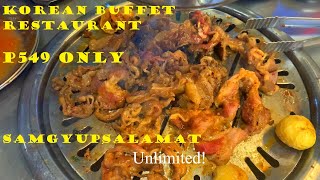 Samgyupsalamat Unlimited Korean BBQ - Pampanga Branch...