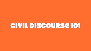 CIVIL DISCOURSE 101 with PETER HORN Trailer