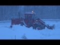 Volvo L70 brøyter Fidjeland hytter.