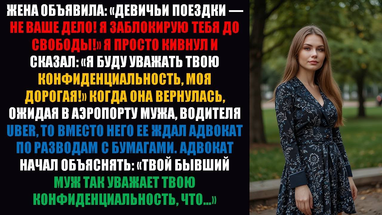 Жена заблокировала меня из-за «личной жизни» во время поездки с подругами, но личная жизнь...