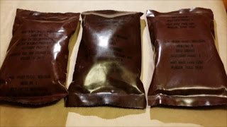 MRE Review 1983 Beef Patty Menu #3 Tasting 34 Year Old Food