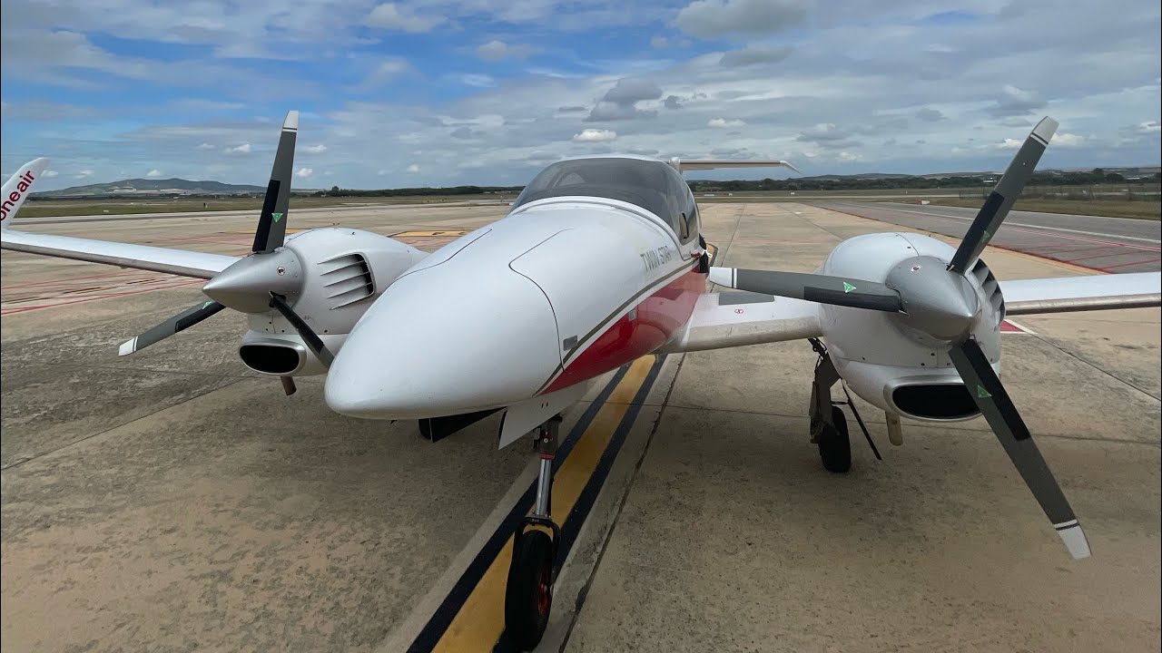Student Pilot First IFR Flight in IMC - Descending From FL100 to 5000 ...