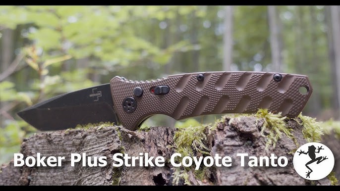 Boker Plus Intention II Automatic Knife Coyote Brown - Smoky