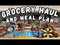 $195.31!  HUGE weekly Walmart Grocery Haul and meal plan.  #walmarthaul #weeklymealplan