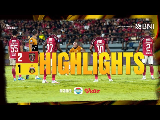 Highlights Bali United FC vs Bhayangkara Presisi Indonesia FC | BRI Liga 1 2023/2024