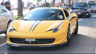 I recorded a ferrari 458 italia, tuned by vorsteiner driving in
cannes. the sound is louder than stock and better. also car has been
bit modified with ...