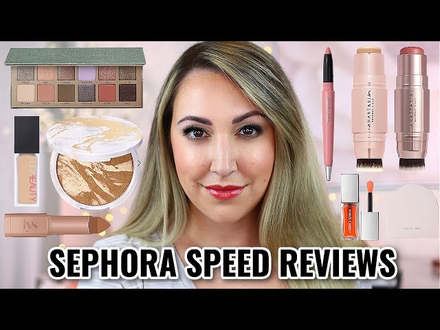 SPEED REVIEWS ON NEW SEPHORA MAKEUP! 