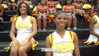 THE WEST CHARLOTTE AND HOPEWELL JV CHEERLEADERS PUT ON A GREAT GAME! A MUST SEE!