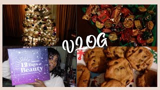 VLOGMASISH | DECORATED CHRISTMAS TREE AND OPENING ADVENT CALENDARS | TKBEAUTY7