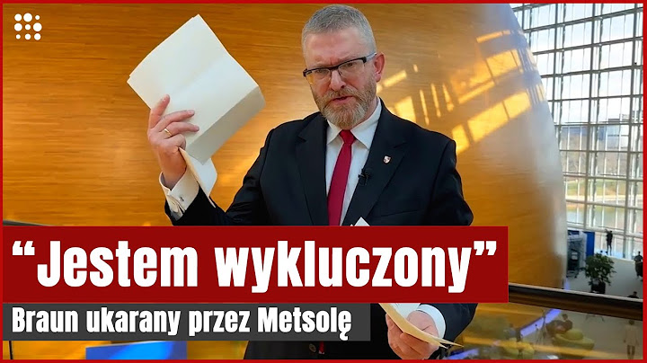Braun zawieszony przez Parlament! Pół roku kary od Metsoli | Gazeta.pl