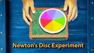 How to Make a Newton&#39;s Disc || Disappearing Colour disc || Working Science Model