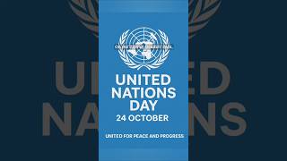24 October - United Nations Day — Celebrating peace, unity & hope for a better world!  #unday #24oct
