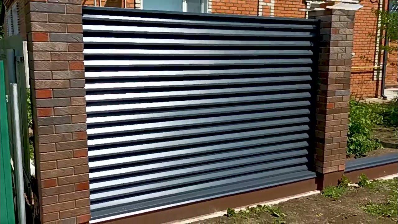 Отзыв на забор Жалюзи Оптима - YouTube