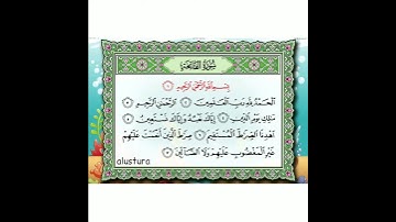 سورة الفاتحة _ عبدالولي الاركاني