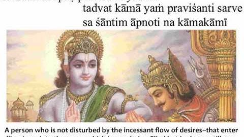 Bhagavad Gita Chapter 2 - Verse 70