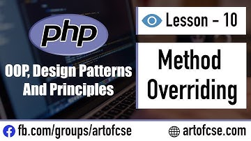 Object-Oriented PHP Bangla Tutorial - 10 Method Overriding