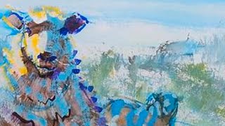 Sheep and Lamb Painting