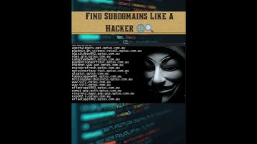 Find Subdomains Like a Hacker 🌐