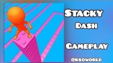 Stacky Dash game Level 81 to 85  gameplay 