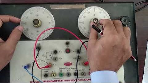 Experiment-Synchro-Transmitter & Receiver