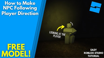 How to make NPC LOOKING AT THE PLAYER in Roblox Studio | Roblox Studio Tutorial