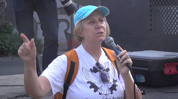 CINDY SHEEHAN SPEAKS ON SANCTIONED MURDER
