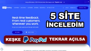 Para Kazandiran 5 Si̇te Paypal Türkiyede Olsa Ne Olurdu?