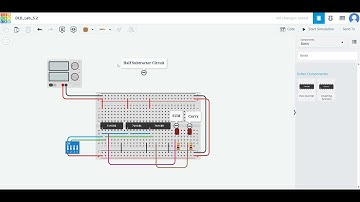 Half Subtractor TinkerCad Truth table check
