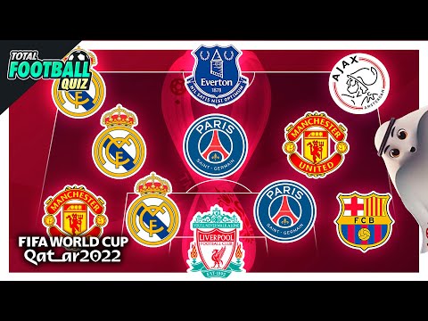 GUESS NATIONAL TEAM BY PLAYERS&rsquo; CLUB -  QATAR 2022 WORLD CUP EDITION | QUIZ FOOTBALL 2022