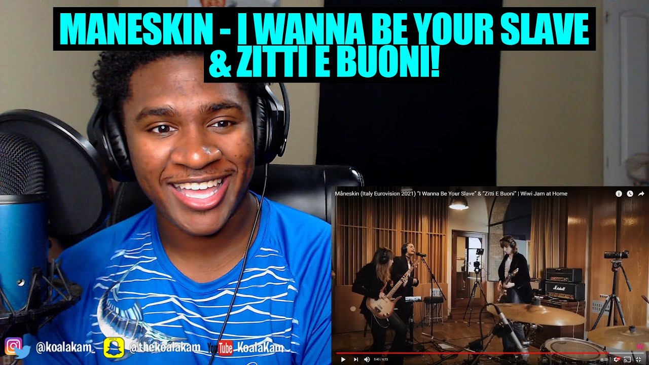 American Reacts To Måneskin (Italy Eurovision 2021) “I Wanna Be Your Slave” & “Zitti E Buoni”!