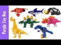 7x Combination Robot Mini Force Super Dino7 슈퍼다이노7