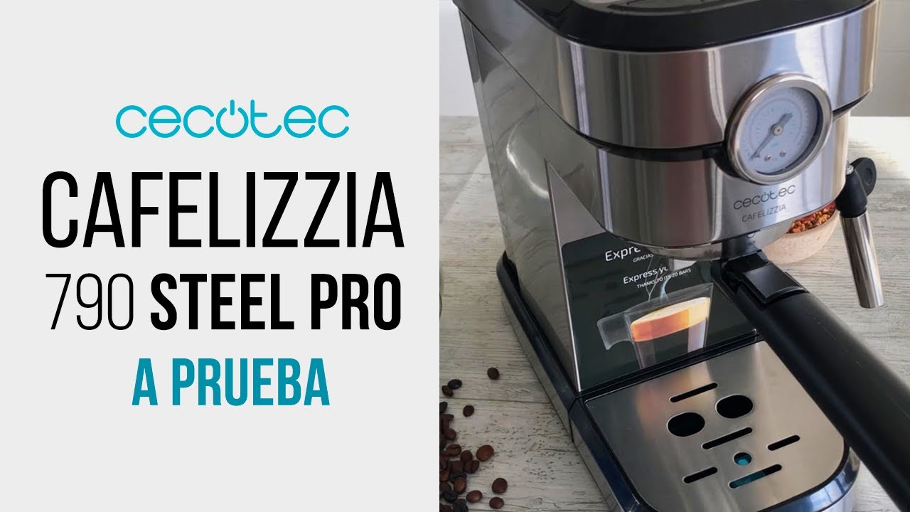 CECOTEC CUMBIA 790 STEEL DUO / Cafetera HÍBRIDA🔥 CAPSULAS + CAFÉ MOLIDO 