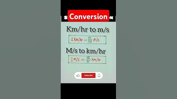Speed Conversion✅💯 || km/hr to m/s || m/s to km/hr #shorts #maths