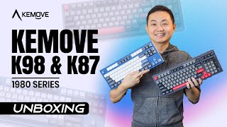 Kemove K98 & K87 1980 Series Unboxing & Typing Test (Tagalog)