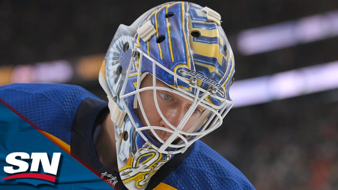 St. Louis Blues Jordan Binnington Gets Yet Another Mask