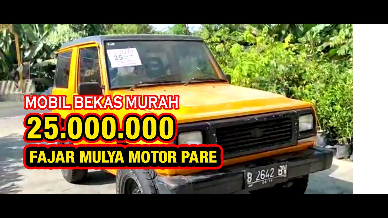 Mobil Bekas Murah 25jutaan Fajar Mulya Motor Showroom Mobil Bekas Pare Kediri YouTube