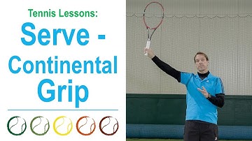 Serving Tips: How to get used to the continental grip - Tennis lessons