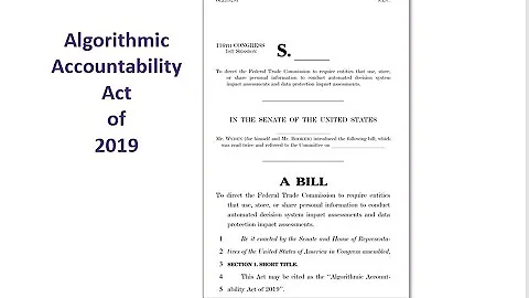 Algorithmic Accountability Act of 2019