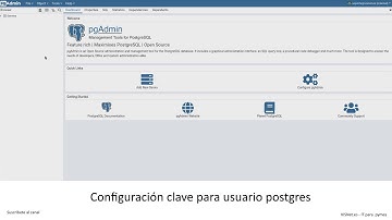 Postgresql - Configurar clave usuario postgres