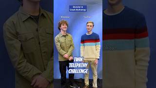 Twin Telepathy Challenge w/ Walker Scobell from Percy Jackson 🔱🌊 | Ballinger Family #percyjackson