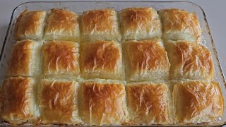 💯EL AÇMASI ZANNEDİLEN BÖREK ‼️YOK BÖYLE BİR BÖREK /HAZIR YUFKADAN BÖREK TARİFİ