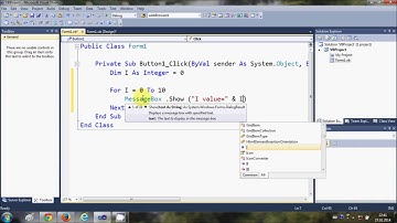 Visual Basic  NET Tutorial 17   Understanding For Loop in VB NET   YouTube