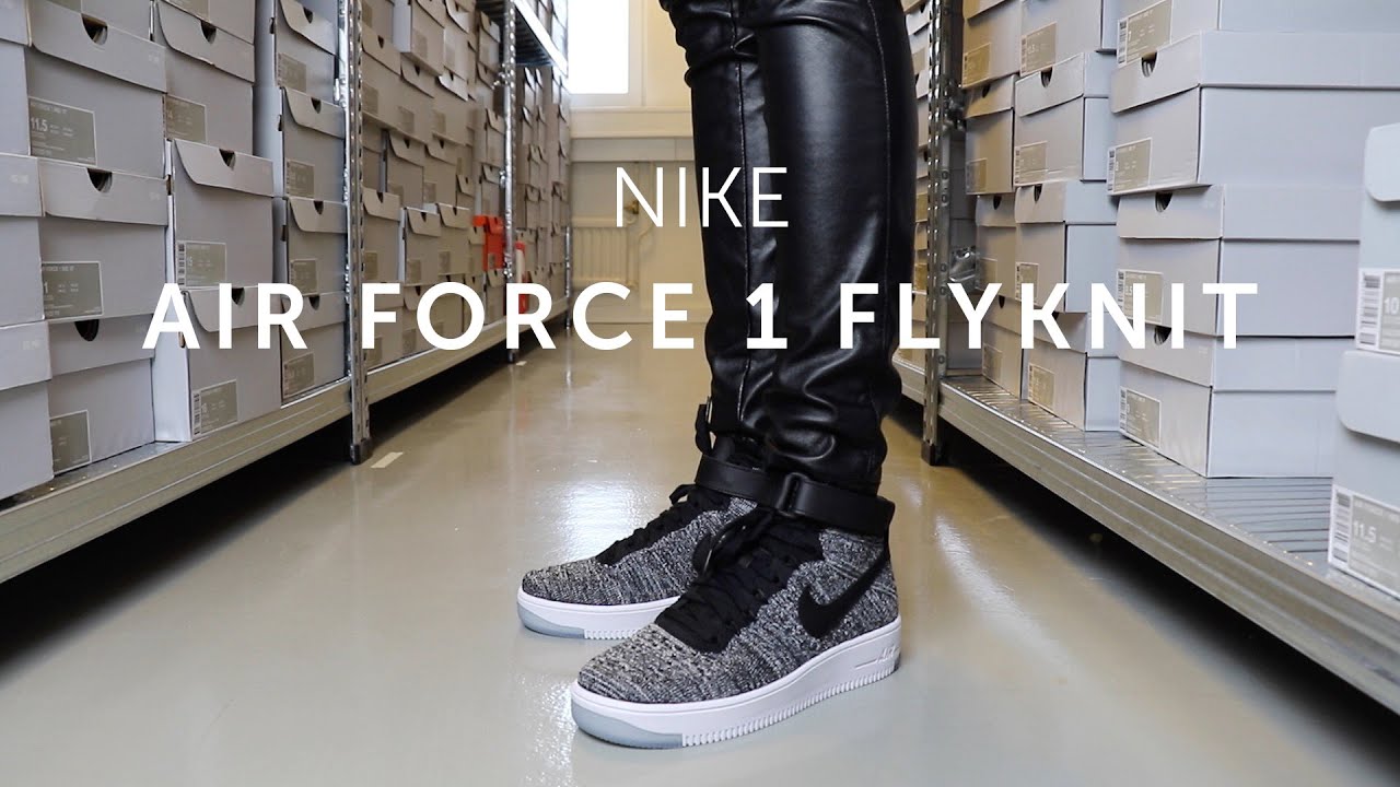 air force flyknit oreo