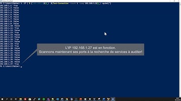 COMMENT JE SCANNE UN RÉSEAU AVEC POWERSHELL ?