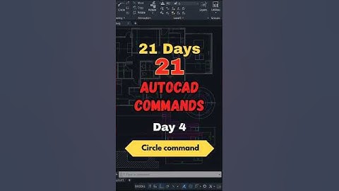Day 4 How to draw circle in AutoCAD | Step-by-Step for Beginners