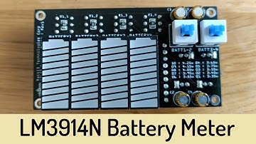 Make a LM3914 Lithium Battery Level Indicator