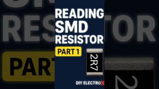 "How to Read SMD Resistor Codes #diyelectrox#shorts#resistor#read#craft#diy#learning#electronics