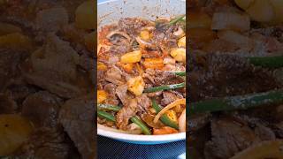 Bistec Entomatado con Papas Sabroso shortsvideo