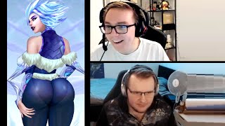 WHEN THEBAUSFFS SEES THE FROST BUTT IRELIA SKIN | LOL MOMENTS